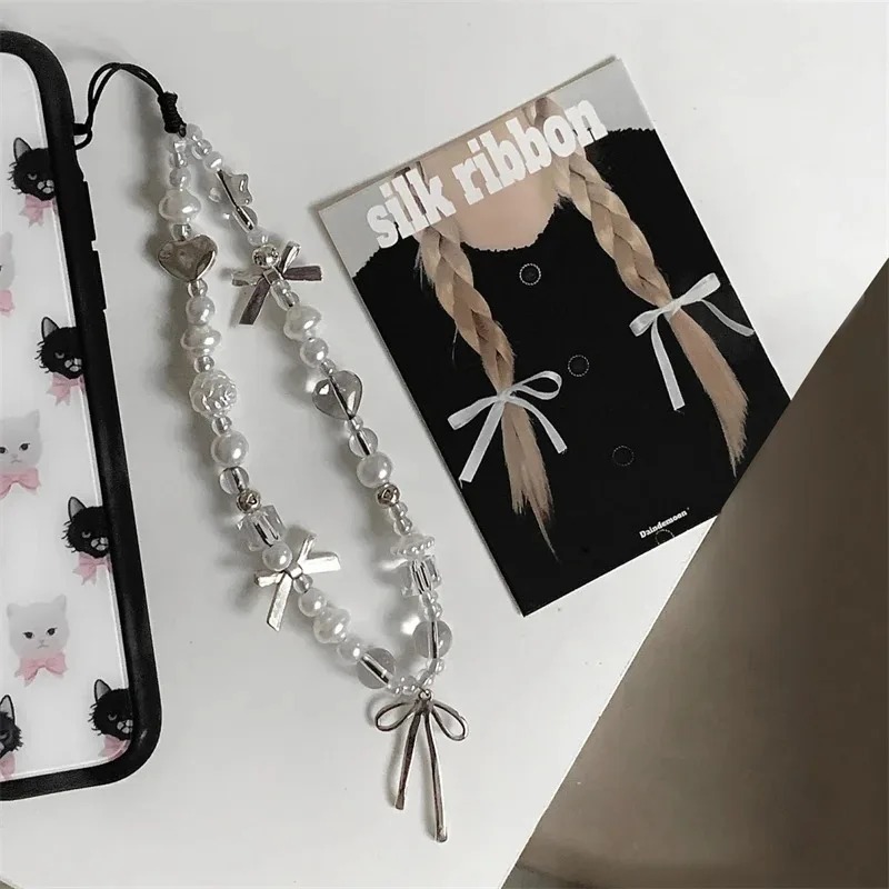 Korean Cute Ribbon Bowknot Lov - огляд і ціна Mobile Tech Accessories