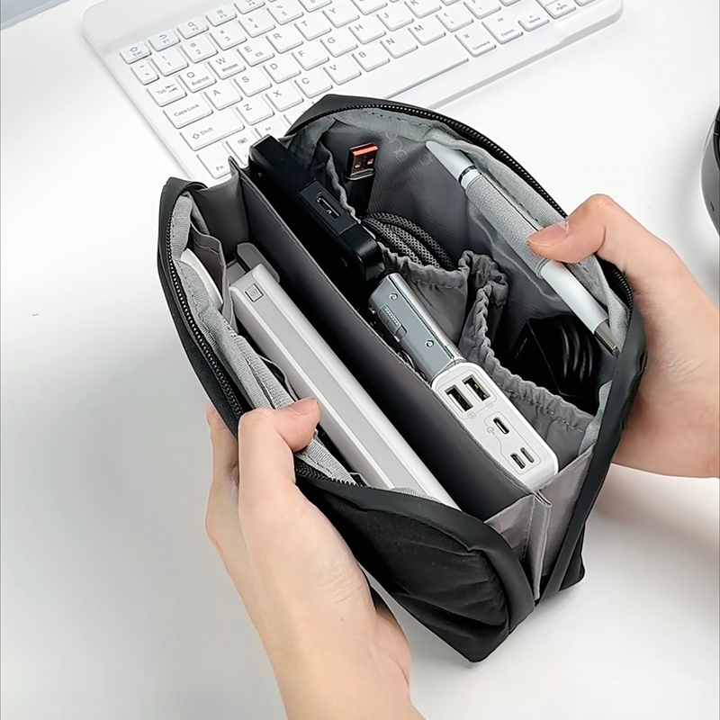 Shell Shape Cable Organizer La - огляд і ціна Tech Accessories Travel Organizer Pouch