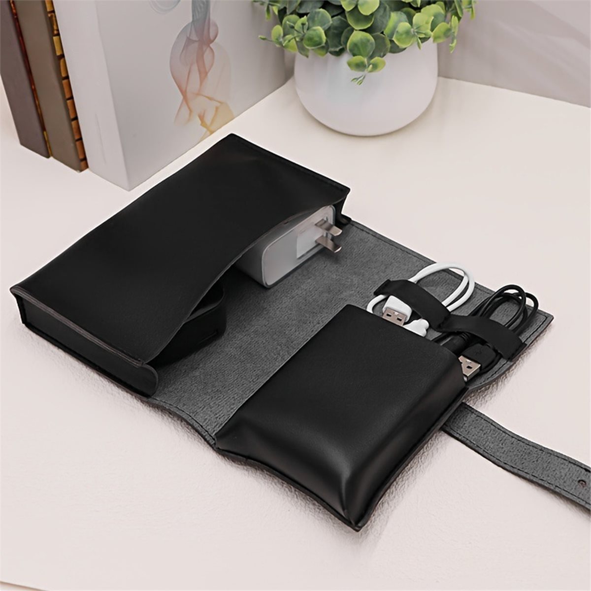 (A94Z] PU Multi-Compartment Or - огляд і ціна Tech Accessories Storage